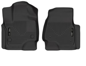 Ford Expedition Floor Mats - Front - Husky Liners - WeatherBeater - Black - `18-`22 Ford Expedition Floor Mats - Front - Husky Liners - WeatherBeater - Black - `18-`22